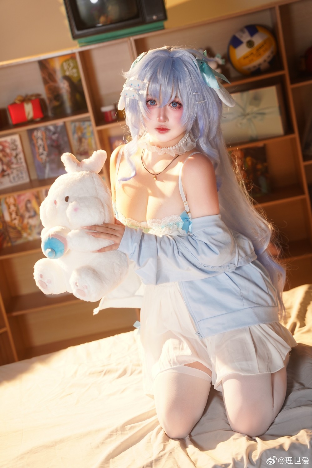 cosplay 原神 玉桂狗甘雨♡@理世爱-MOON酱