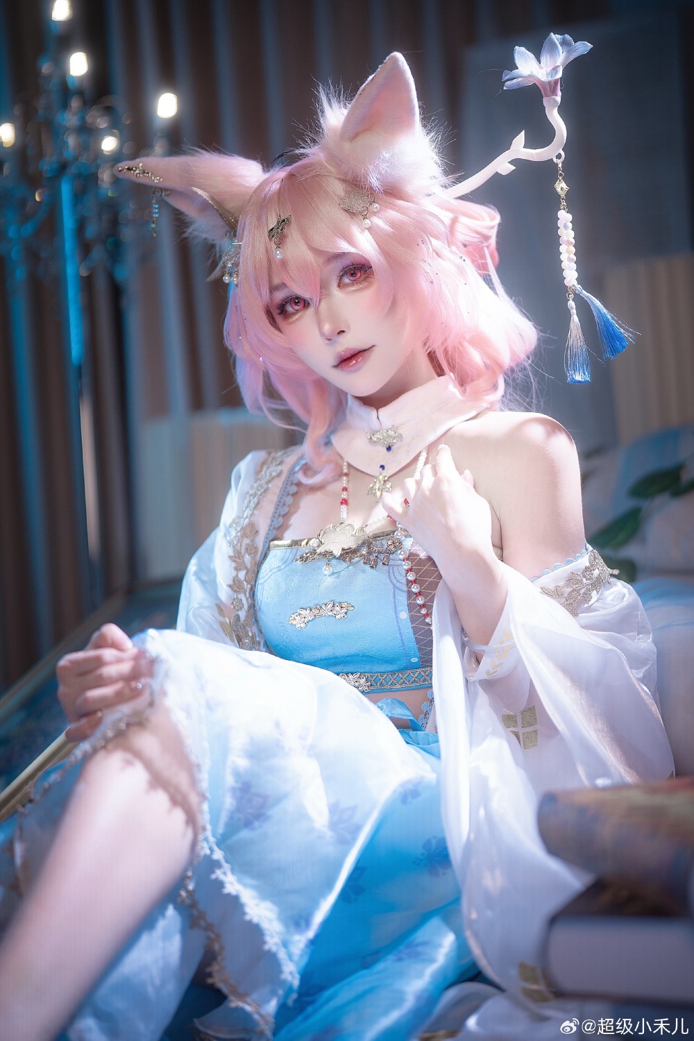 cosplay 明日方舟 鸿雪「行梦侧畔」/@超级小禾儿-MOON酱