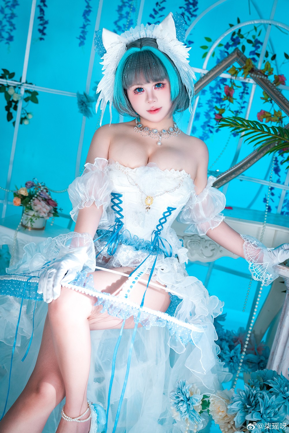 cosplay 指挥官大人~请尽情吩咐柴郡吧！ 碧蓝航线 柴郡@柒瑶呀-MOON酱