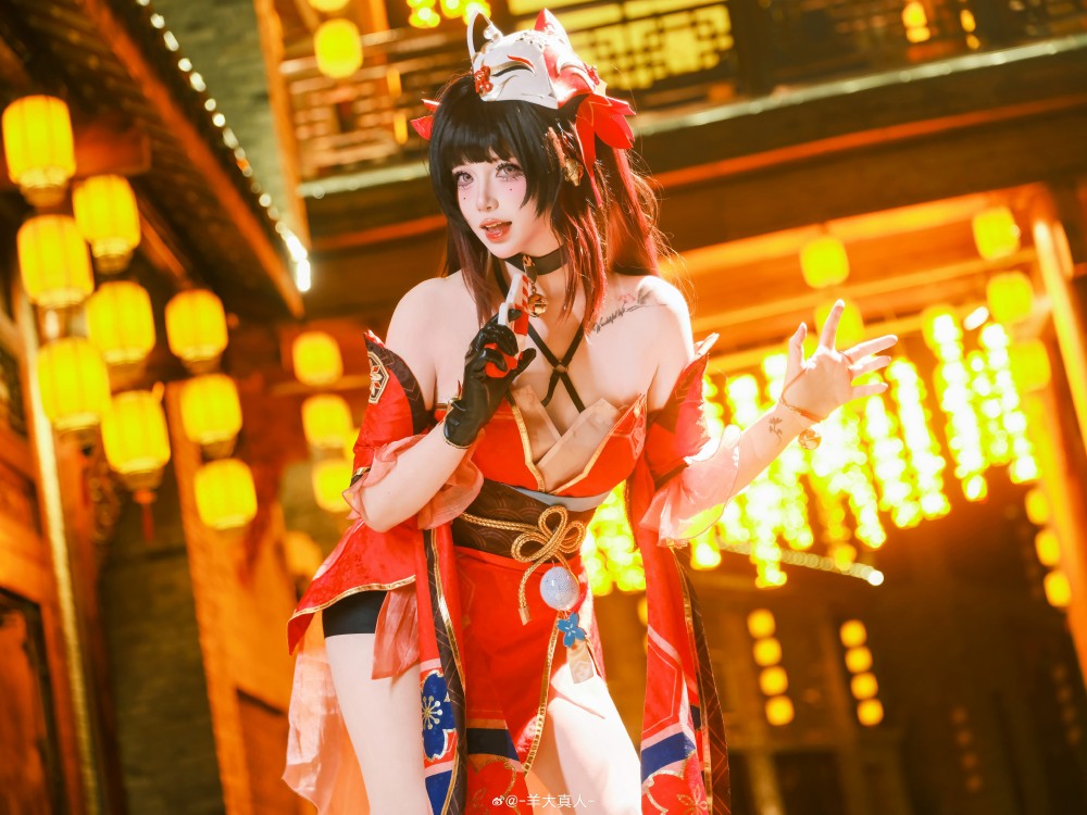 cosplay 我，就是欢愉！ 崩坏星穹铁道 花火@-羊大真人--MOON酱