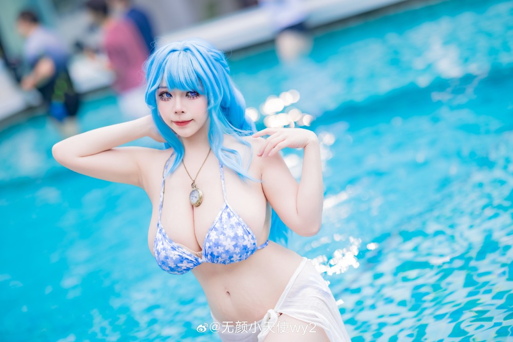 那个…果然还是穿着泳衣效果会更好吧？Nikke:胜利女神 海伦@无颜小天使wy2