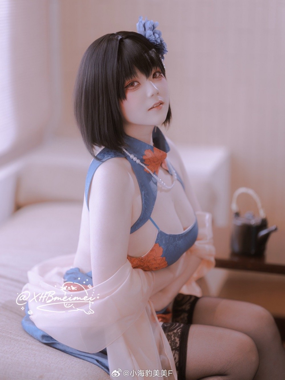 cosplay 难得的休息时间，想做点什么呢？我会酌情满足你的。 碧蓝航线 建武@小海豹美美F