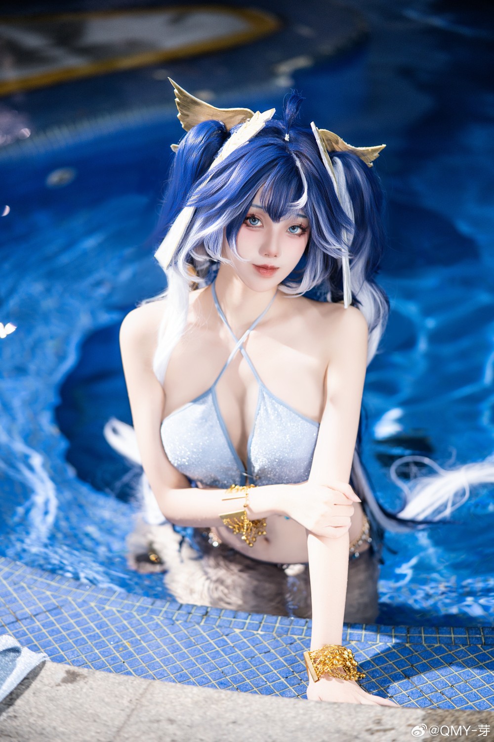 cosplay 月相轮转之间，我以我为锚点 鸣潮 尤诺@QMY-芽-MOON酱