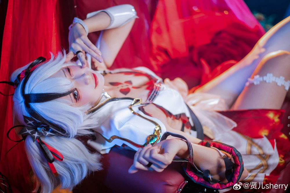 cosplay 化作～大傻椿儿花～ 鸣潮 椿@贤儿sherry