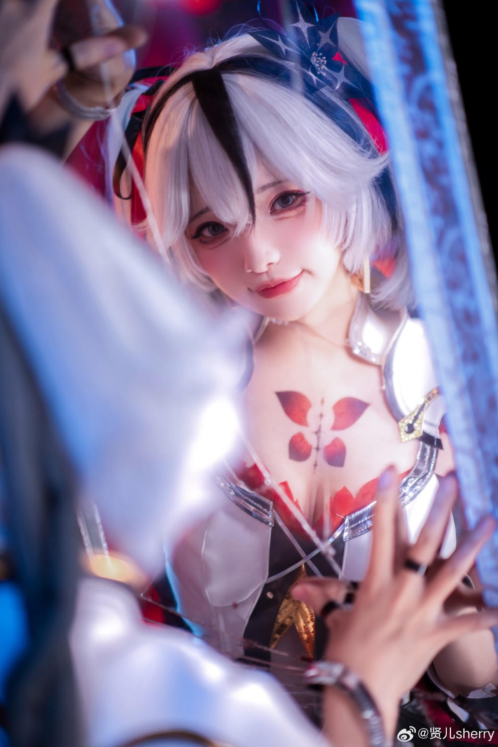 cosplay 化作～大傻椿儿花～ 鸣潮 椿@贤儿sherry-MOON酱