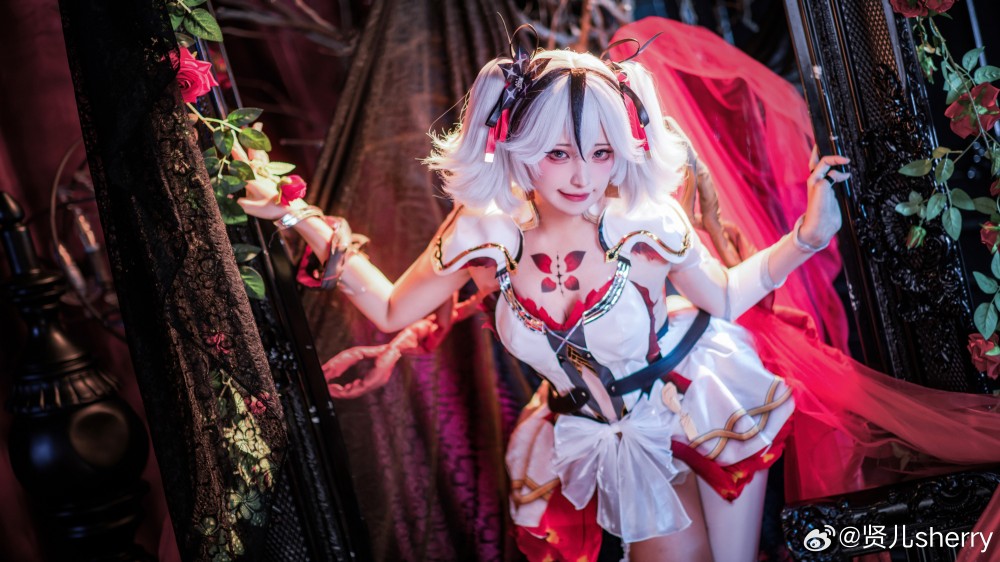 cosplay 化作～大傻椿儿花～ 鸣潮 椿@贤儿sherry