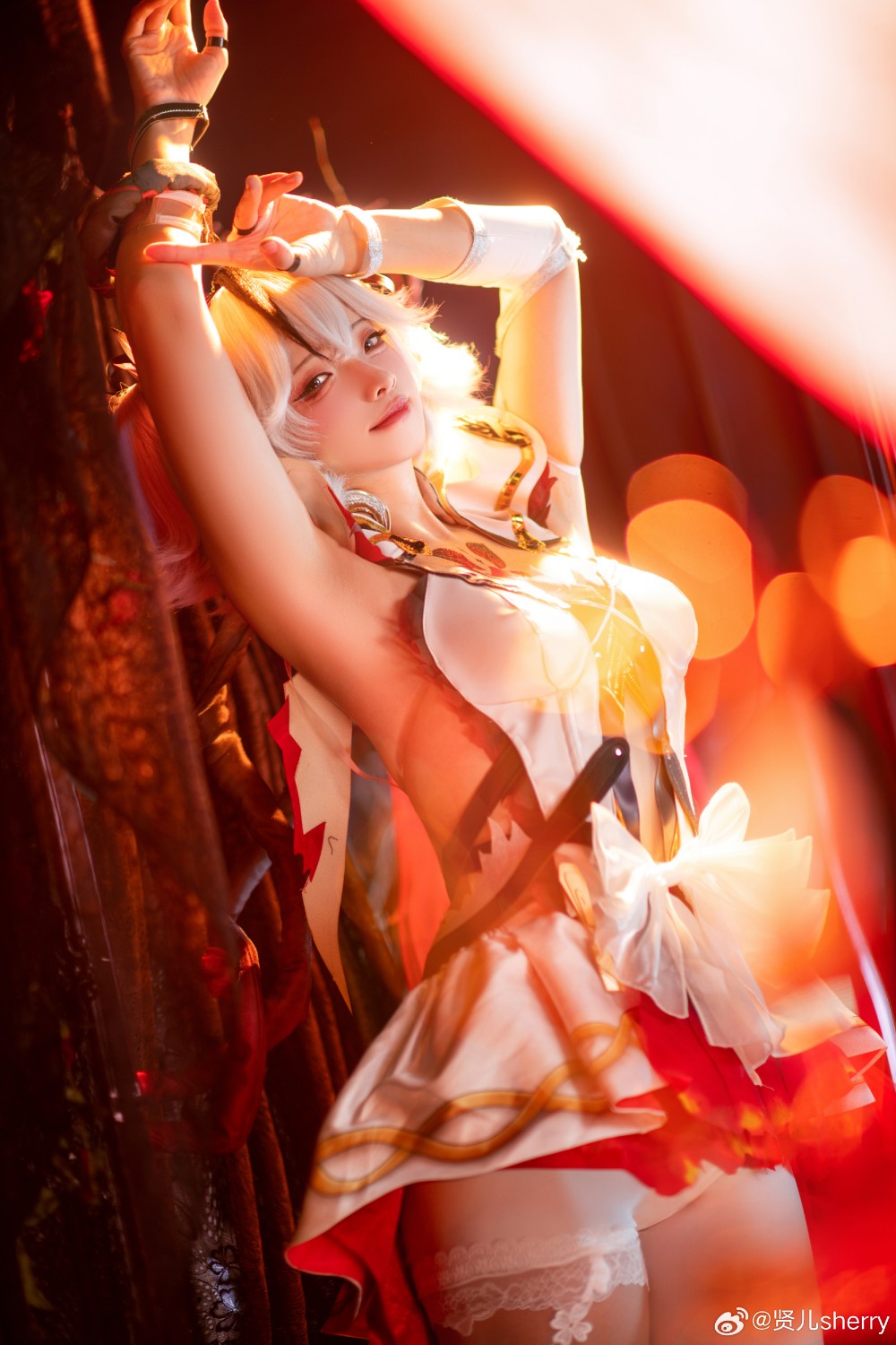 cosplay 化作～大傻椿儿花～ 鸣潮 椿@贤儿sherry