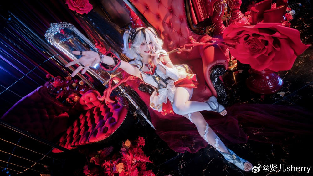 cosplay 化作～大傻椿儿花～ 鸣潮 椿@贤儿sherry