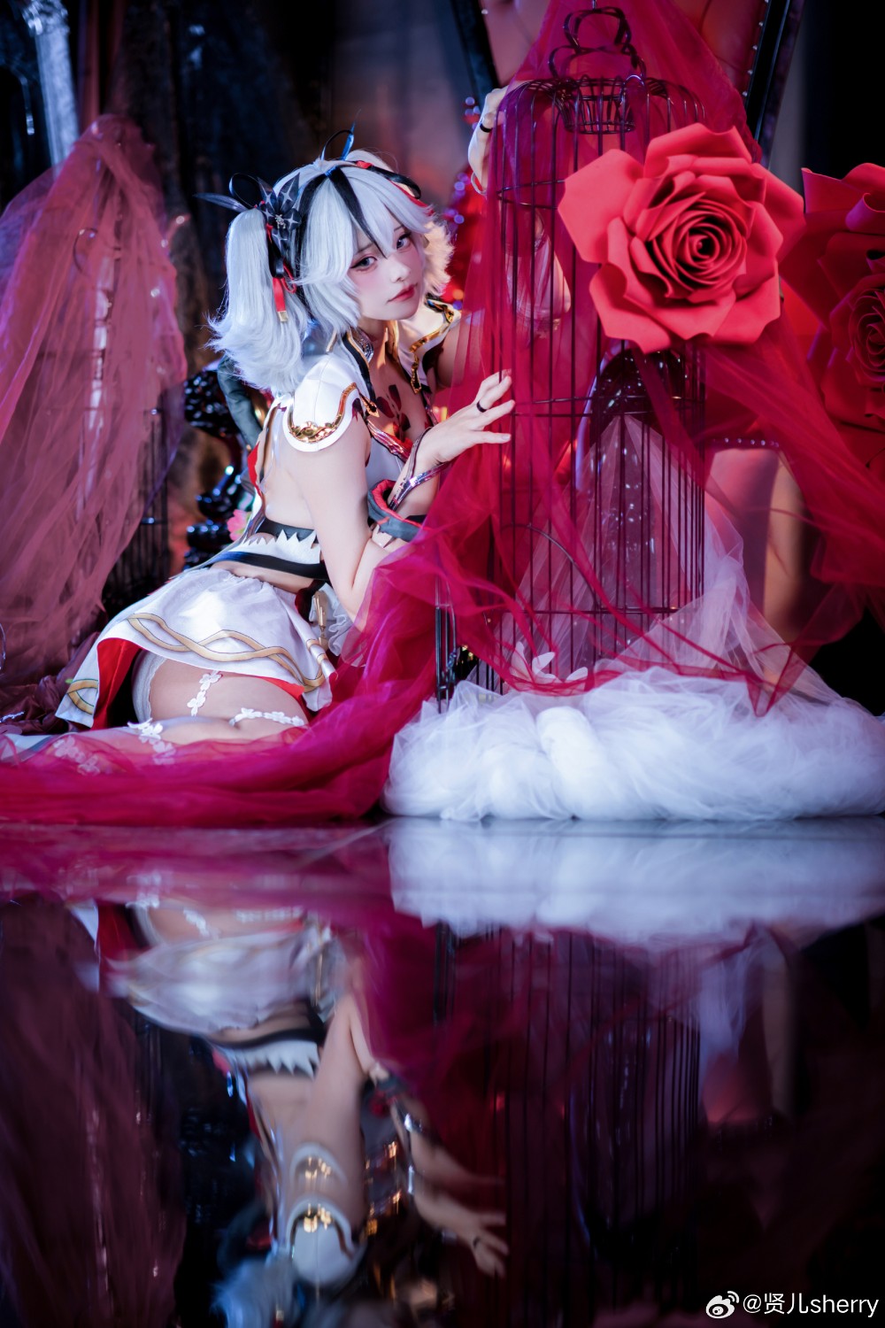 cosplay 化作～大傻椿儿花～ 鸣潮 椿@贤儿sherry