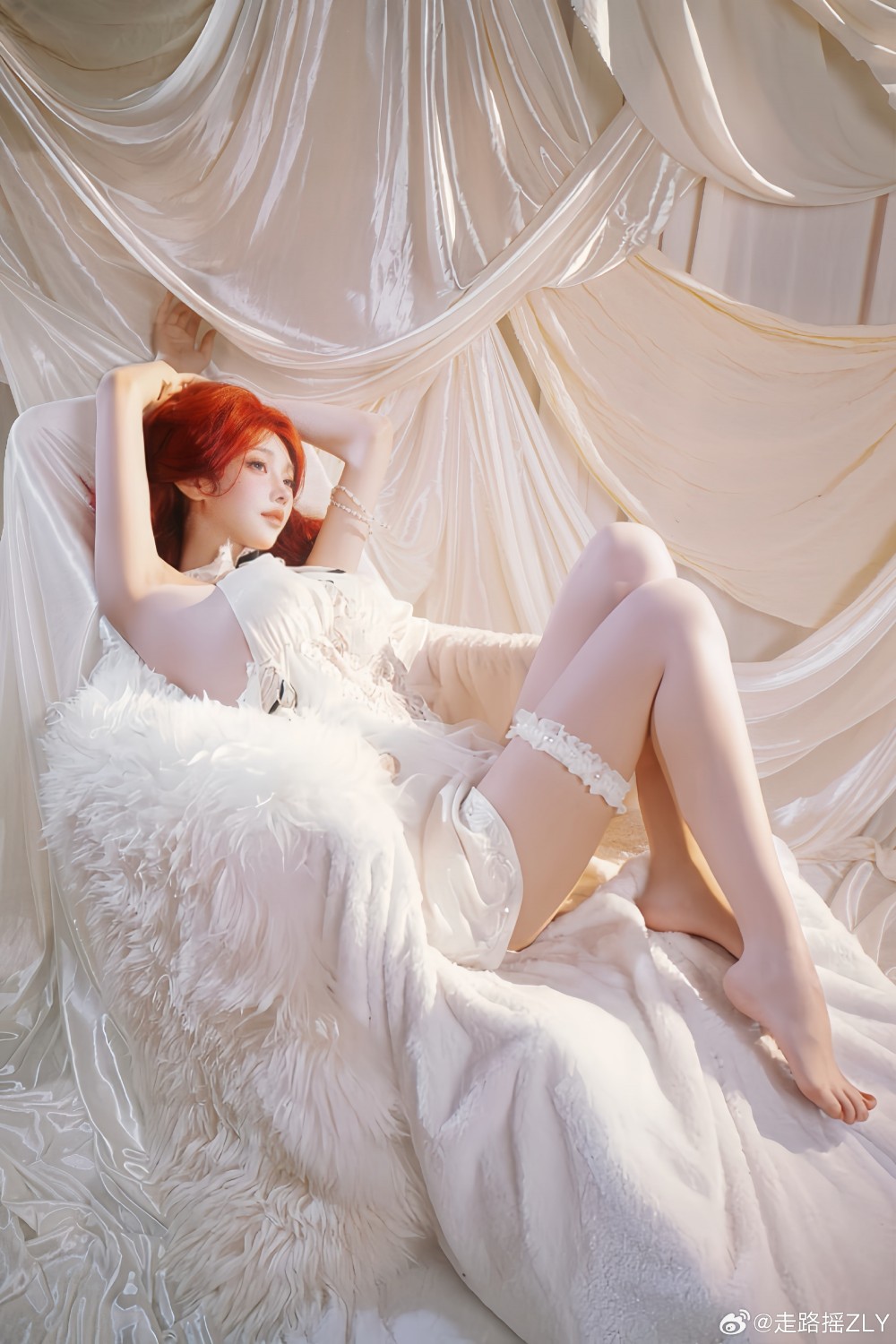 cosplay 不叫醒你，怎么让你知道其实不是梦？永劫无间 席拉@走路摇ZLY