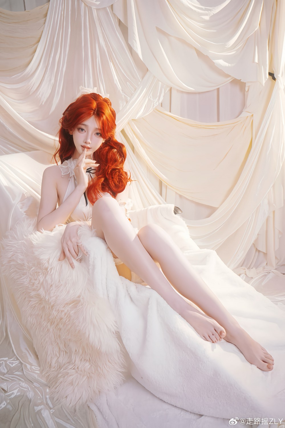 cosplay 不叫醒你，怎么让你知道其实不是梦？永劫无间 席拉@走路摇ZLY