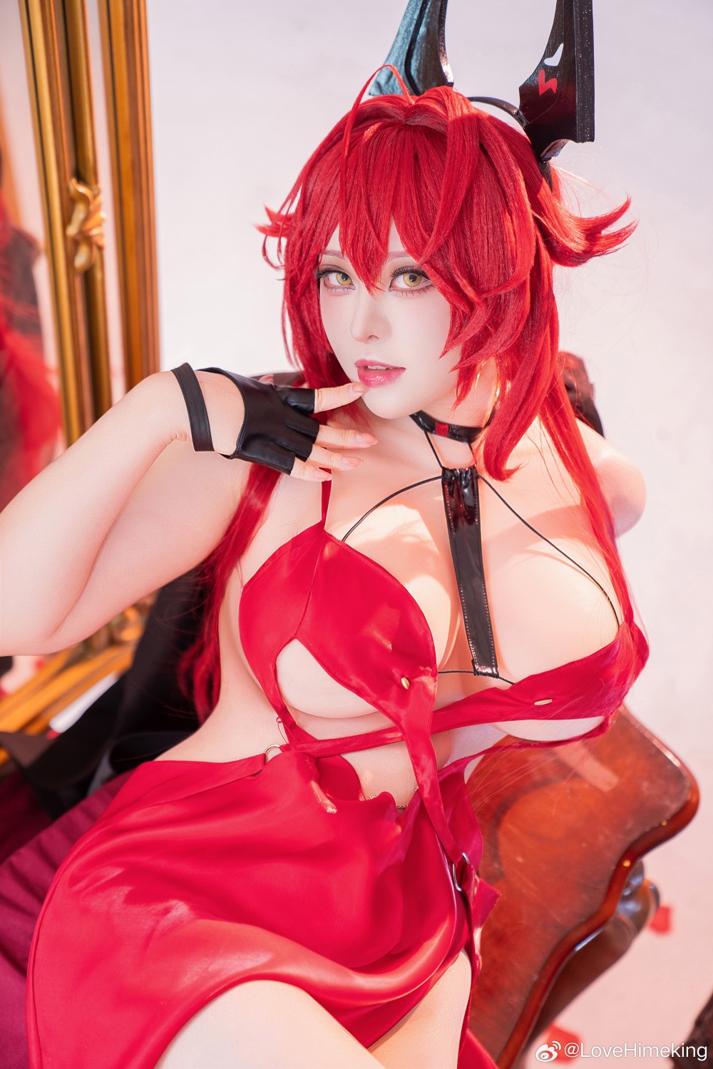 cosplay 胜利女神nikke 小红帽@LoveHimeking