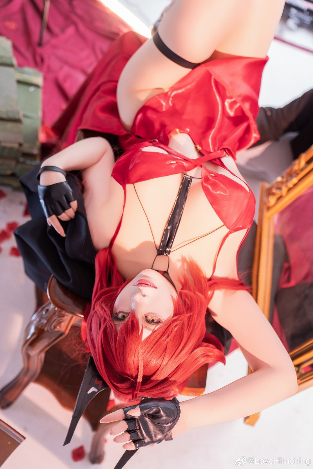 cosplay 胜利女神nikke 小红帽@LoveHimeking