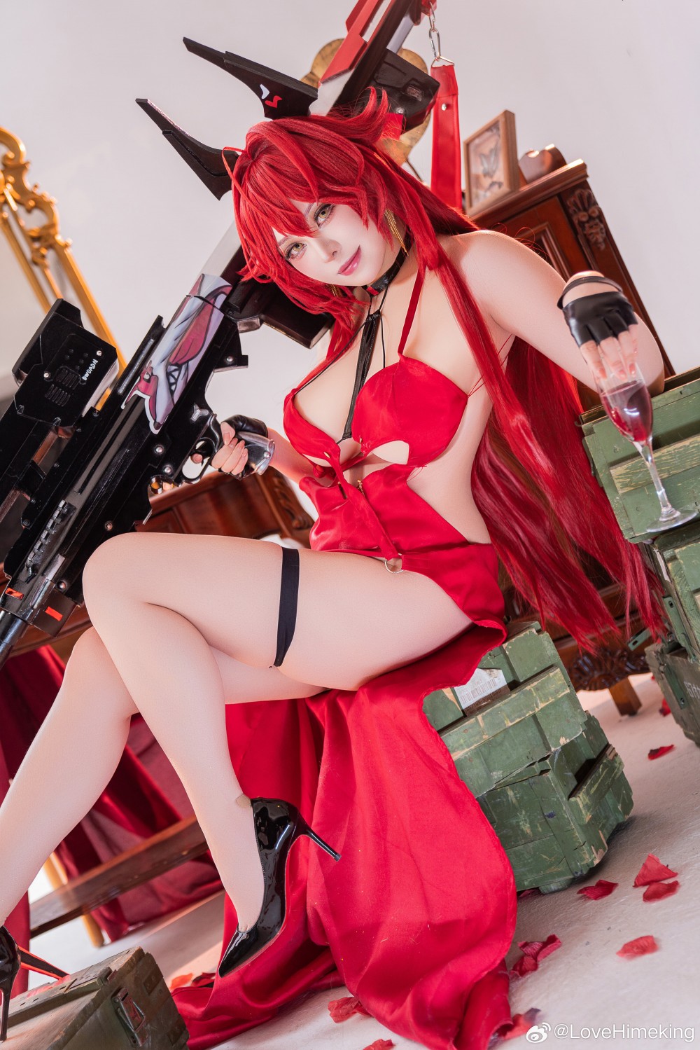 cosplay 胜利女神nikke 小红帽@LoveHimeking