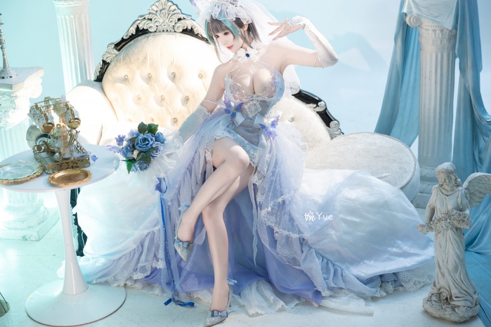 cosplay 碧蓝航线 纯白誓约 花嫁Ver.@-婉Yue-目标减到99斤